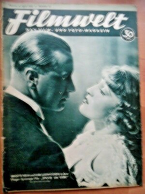 FILMWELT 15 - 9.4. 1933 Helm Diehl Voss Garbo Lee Parry Igo Sym Hermann Thimig C