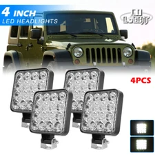 4PCS 4"Inch 12V 120W LED Work Light Bar Flood Pod Driving Off-Road Tractor 4WD