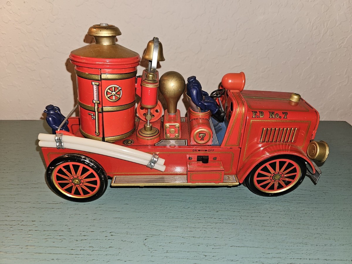 Vintage Tin Toy Firetruck-Modern Toys Japan | eBay Vintage Tin Toy Firetruck-Modern Toys Japan | eBay
