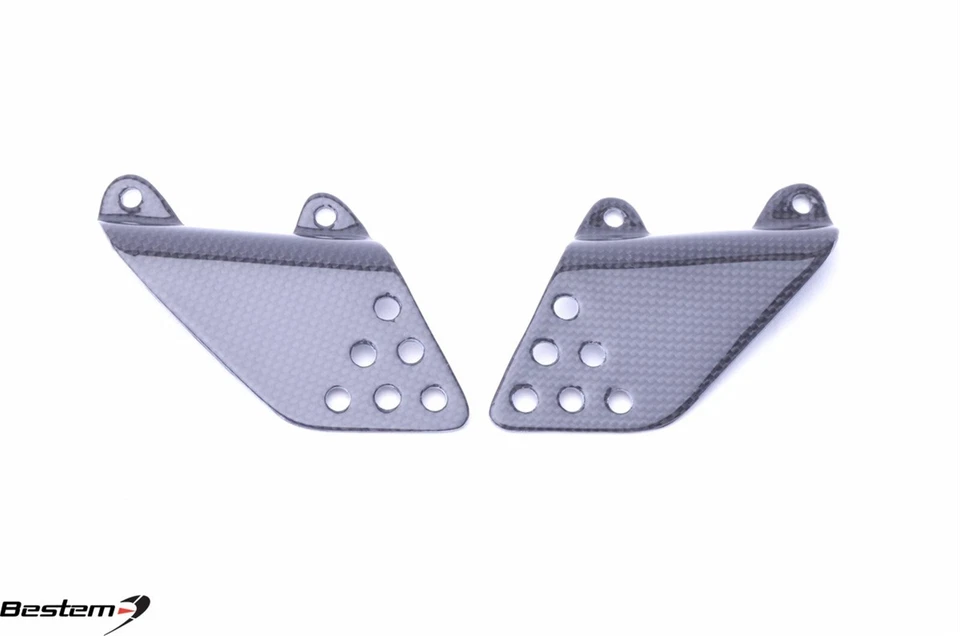 Protector de placas de talón 100 % fibra de carbono Kawasaki (97-00) ZRX1100 (01-08) ZRX1200 Foto 4 de 4