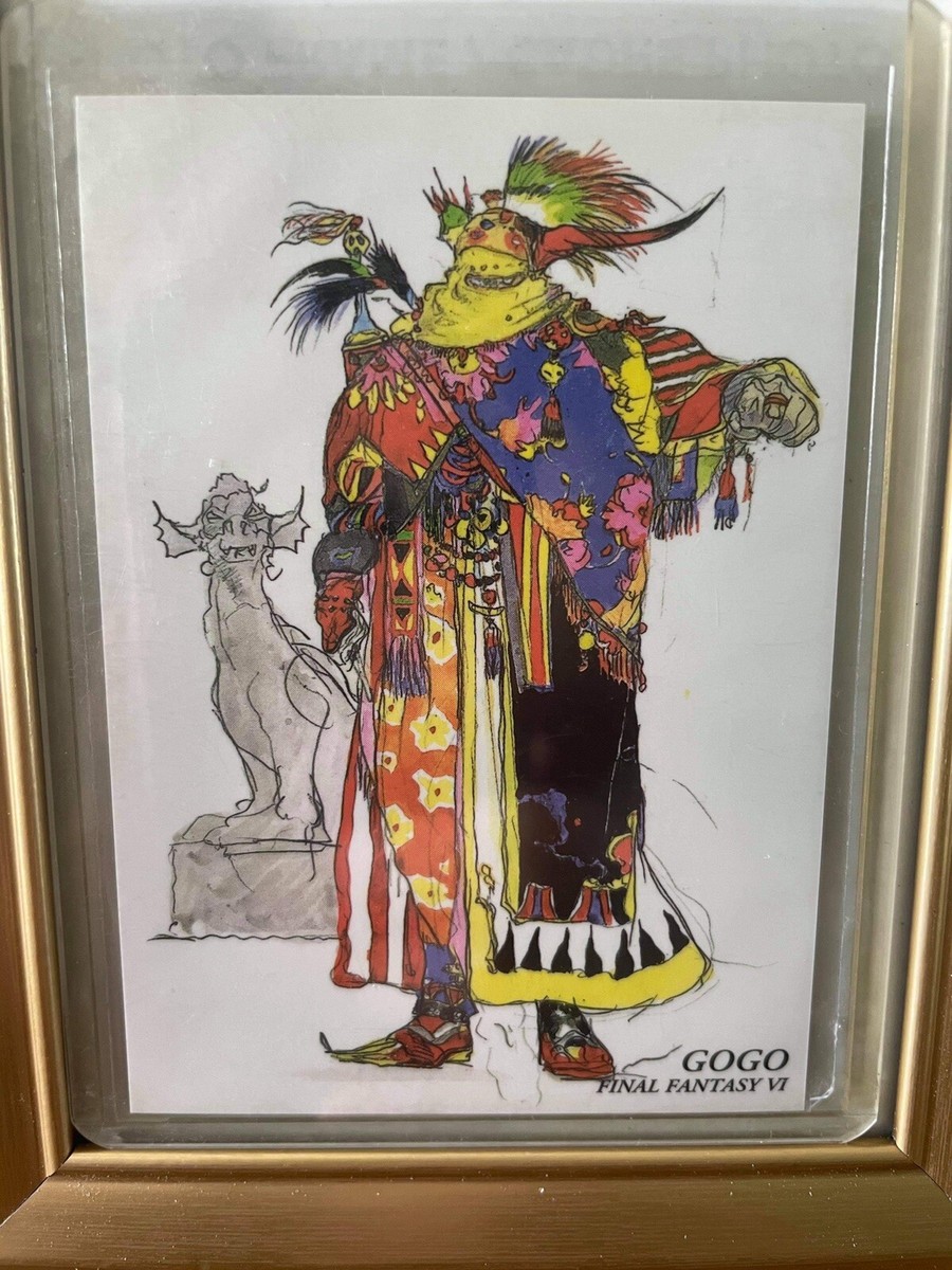 Final Fantasy 6 Art Museum Character Card #347 Gogo | eBay