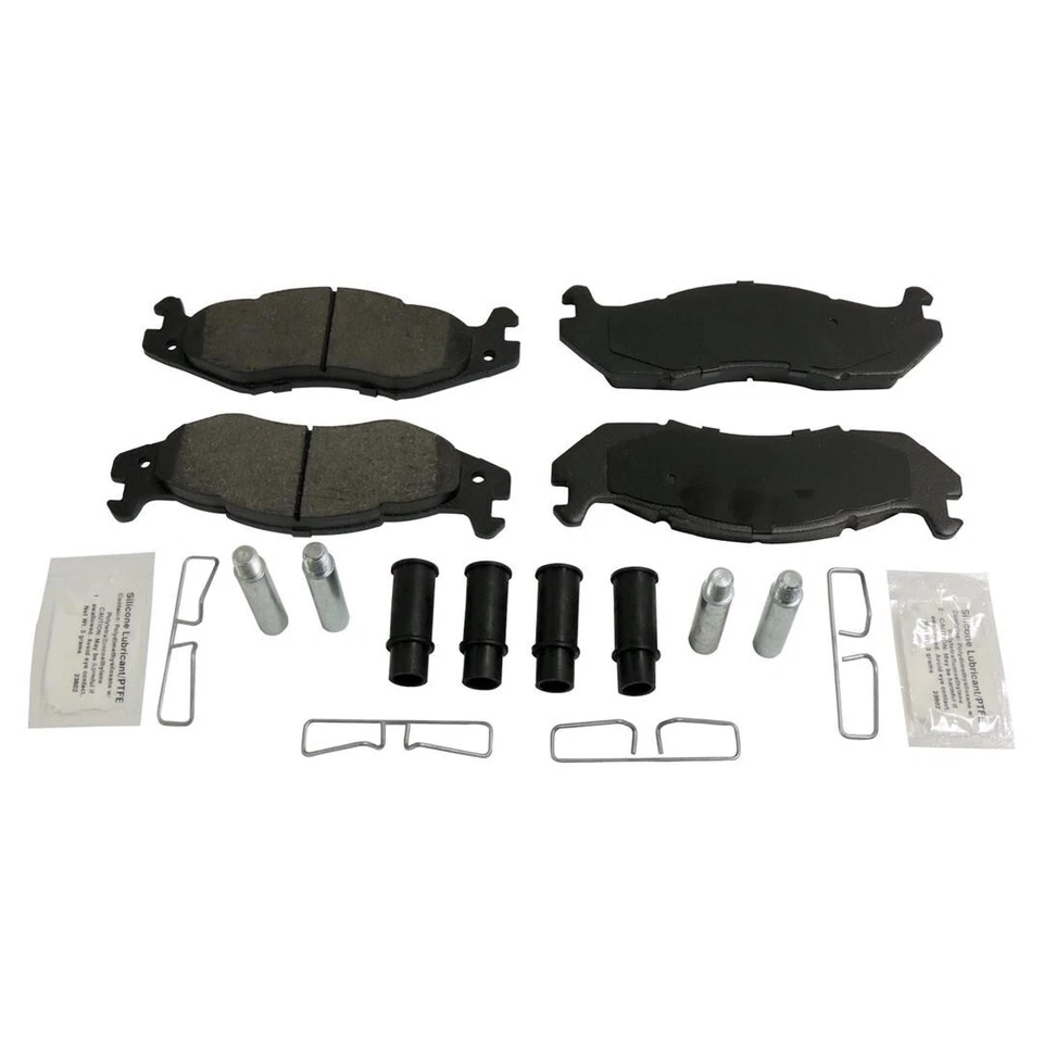 Kit mestre de pastilha de freio dianteiro Crown 83501167MK para 1986-1991 Jeep Comanche MJ 2WD - Imagem 2 de 2