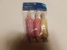 Hello Hobby Baker's Twine 3 Rolls 10yds 9.1 Each