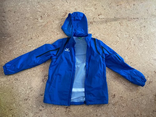 Erima Herren Regenjacke Größe 4 Farbe weiß blau neuwertig - Bild 3 von 3