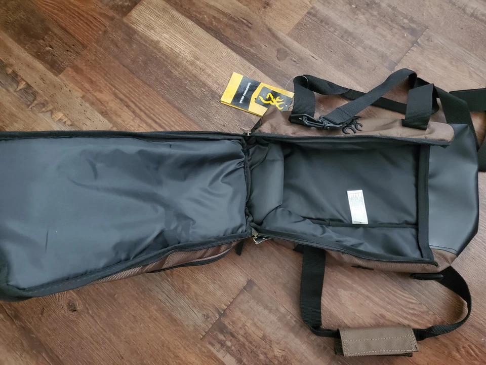 Browning Shooting Bag Fortress 2 Tone Black/brown range bag blind bag Hunting - Image 3 of 4