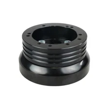 5 & 6 Hole Steering Wheel Polished Hub Adapter Flaming River Ididit For GM Chevy