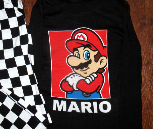Toddler Boys' 4pc Super Mario Pajama Set Size 5T Cotton Snug Fit NWT - Picture 5 of 8