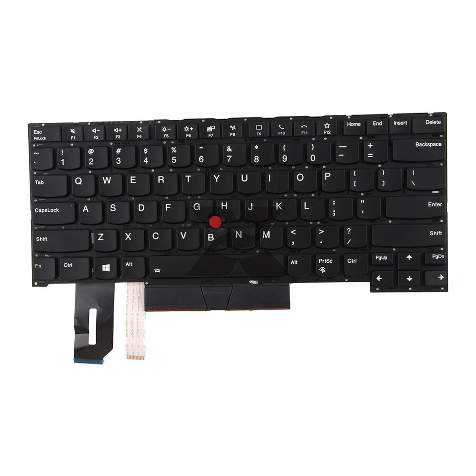 New US Keyboard With Backlit For Lenovo Thinkpad T490s T495 T495s T14s Gen 1/2 - Image 2 of 4