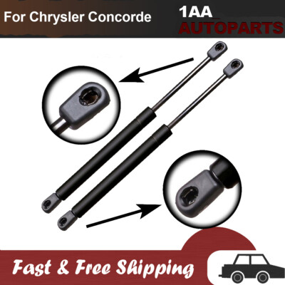 2x Front Hood Lift Supports For Chrysler Concorde Dodge Intrepid Eagle Vision