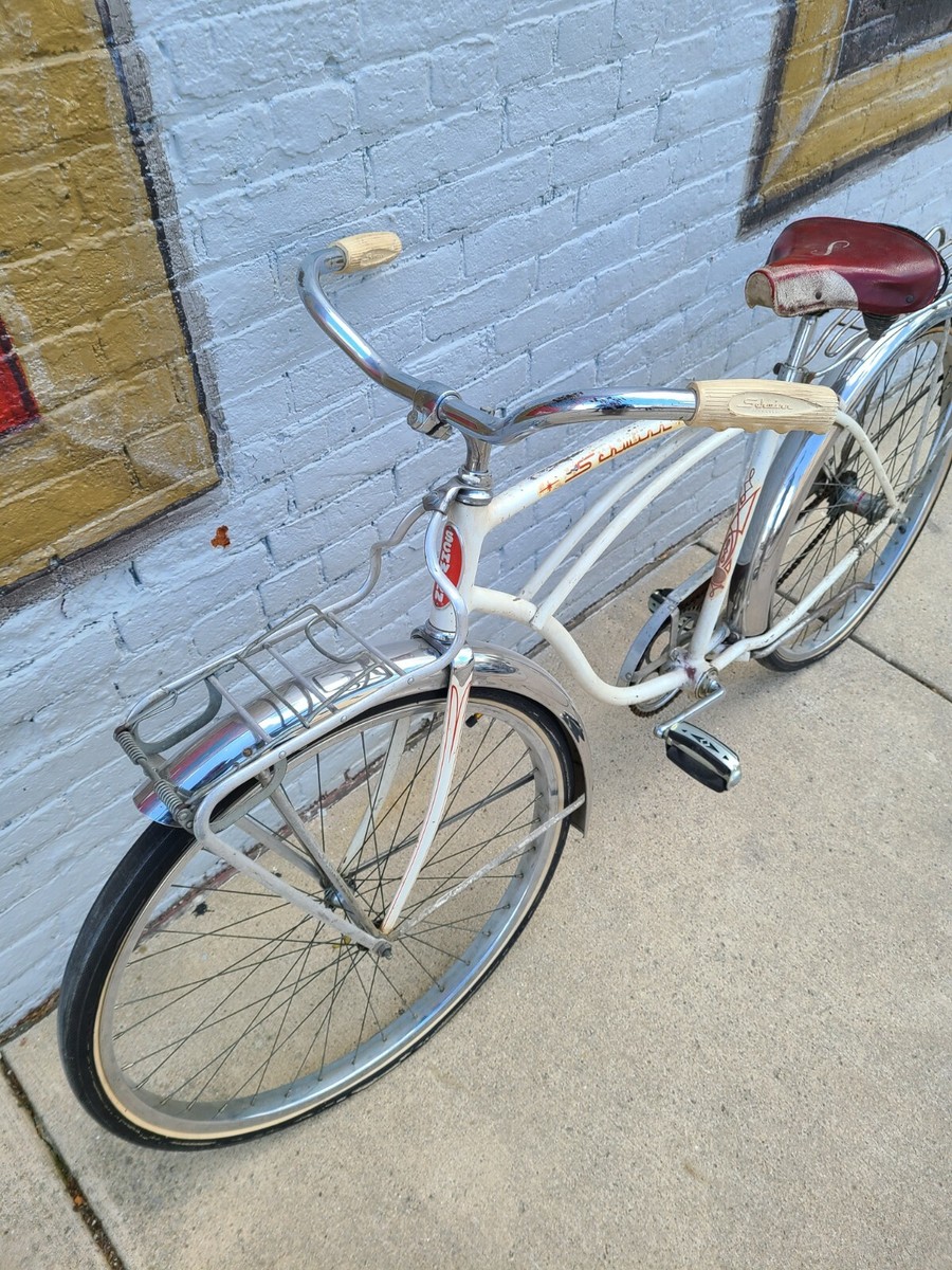 Schwinn Corvette White Panther Jaguar Vintage Bicycle Schwinn Corvette White Panther Jaguar Vintage Bicycle