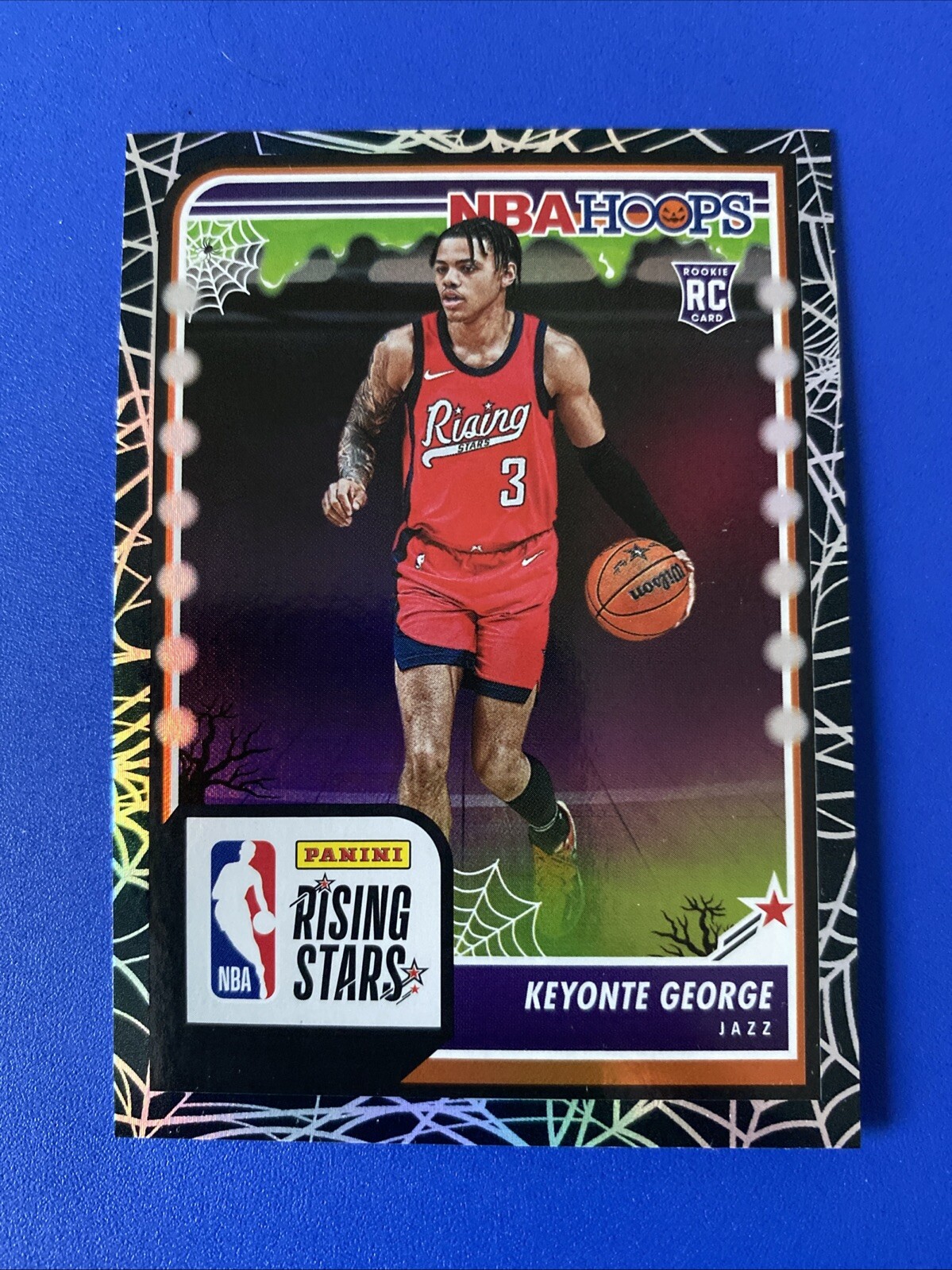 2023 Haunted Hoops Keyonte George Holo Webs #283