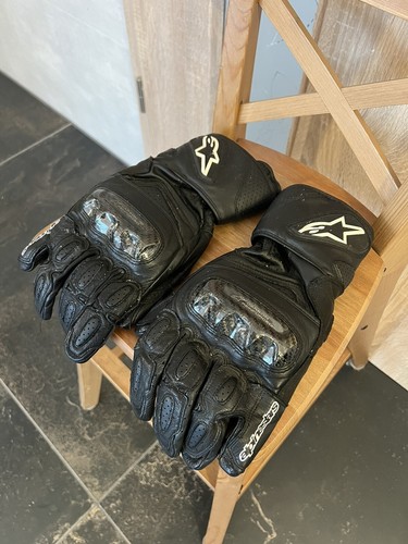 alpinestars motorrad Lederkombi Orbiter Gr 58 Handschuhe Carbon - Bild 8 von 11