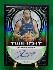 2023-24 OBSIDIAN TWILIGHT SIGNATURES ELECTRIC ETCH GREEN NICOLAS BATUM #20/25
