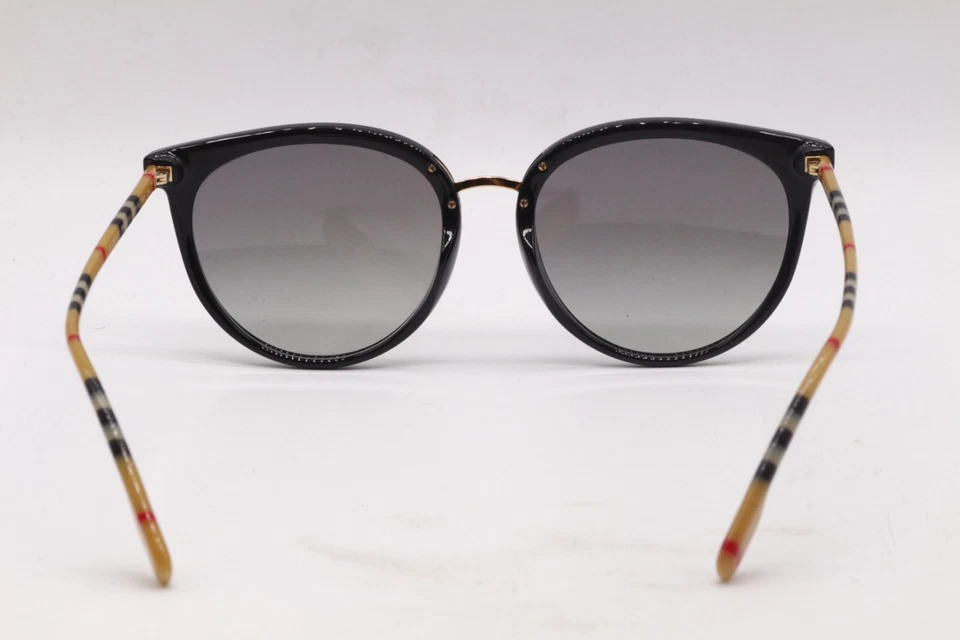 GAFAS DE SOL BURBERRY B 4316-F 3853/11 NEGRAS REDONDAS DEGRADADAS MARCOS AUTÉNTICOS 57-19 Foto 4 de 4