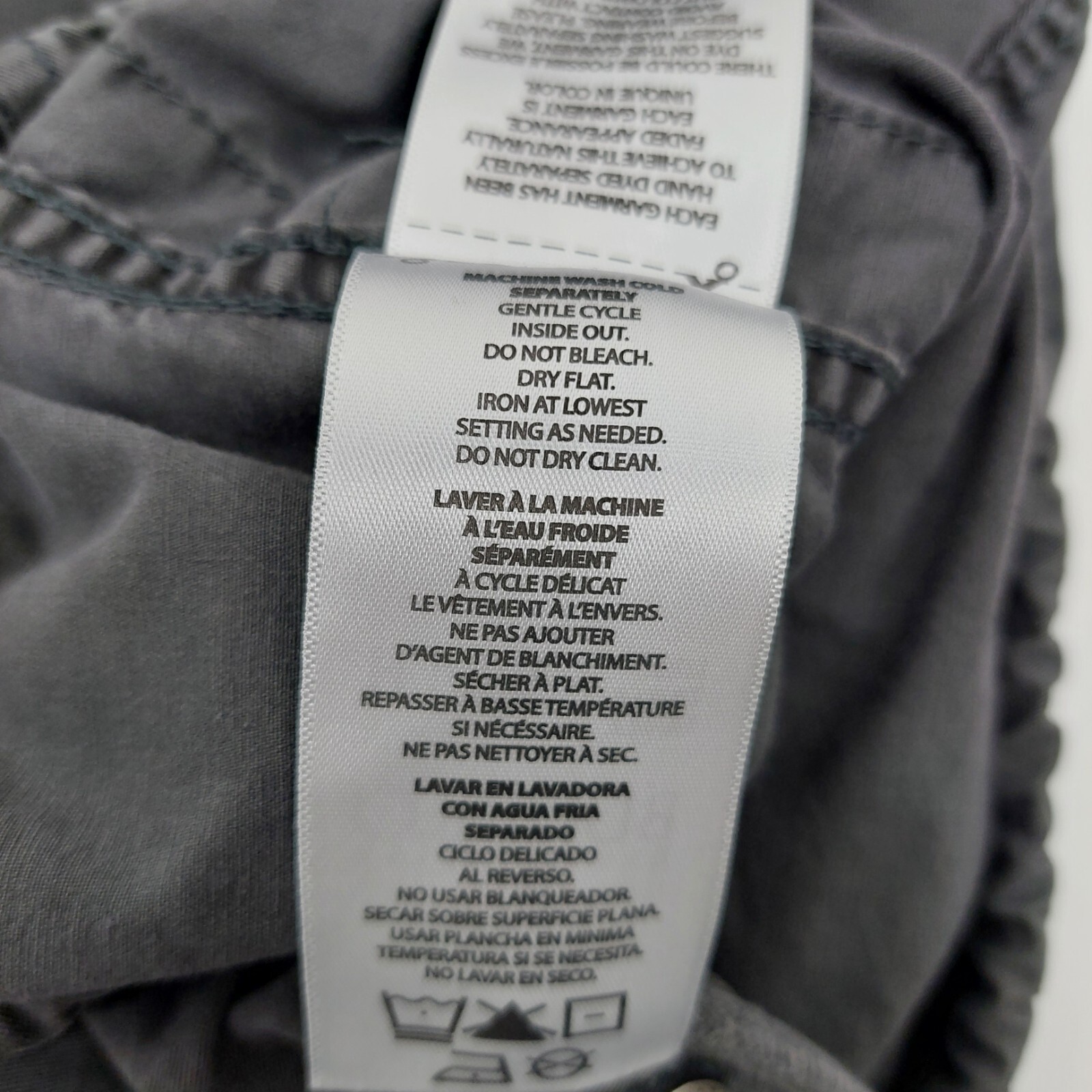 BUFFALO David Bitton Solid All Gray Cargo Tampa J… - image 5