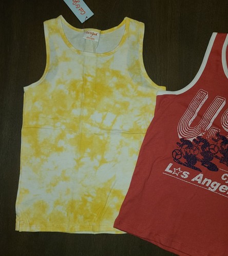 NEW LOT OF 2 GIRLS TANK TOPS SIZE M 8 - Picture 2 of 3