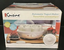 Euro Cuisine YM100 Automatic Yogurt Maker - With 7 Glass Jars