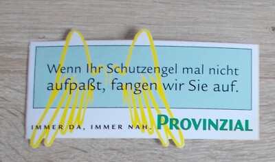 Old sticker | sticker provincial - if your guardian angel is not careful