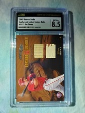 2003 Donruss Studio Jim Thome Leather & Lumber Relics SP/25 CSG 8.5 NM/MINT+