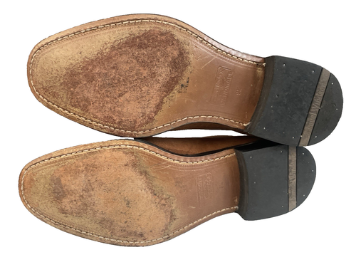 Samuel Windsor Men's Oxford Brown/Camel Suede Shoes BV50 Handmade UK Size 9.5 - Picture 11 of 11