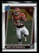 2021 Donruss Optic #297 Jaret Patterson Rookie Washington Football Team