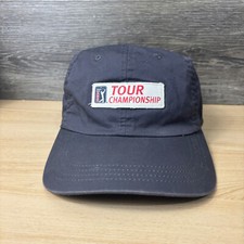PGA Tour Championship Hat Cap Strap Back Gray Golf Golfing Adjustable Ahead