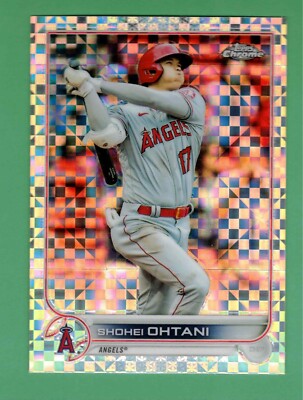 2022 TOPPS CHROME SHOHEI OHTANI XFRACTOR PARALLEL #1 ANGELS