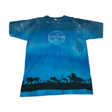 Vintage Disney 90  s Lion King Rare Big Print Single Stitched Shirt Sz XL VTG HTF