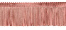Chainette Fringe Trim 2 inch, Style CF02, Color 07 Rose Pink Sold By The Yard 