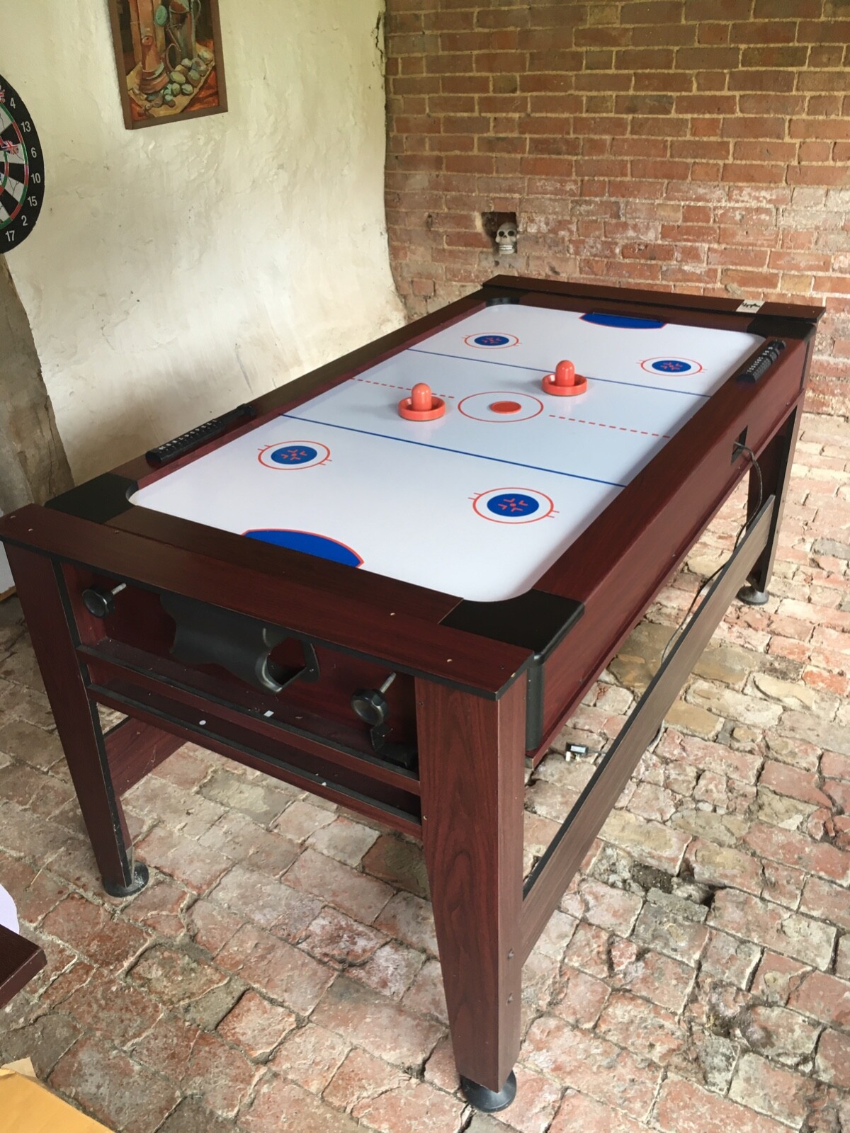 2 in 1 pool and air hockey table eBay