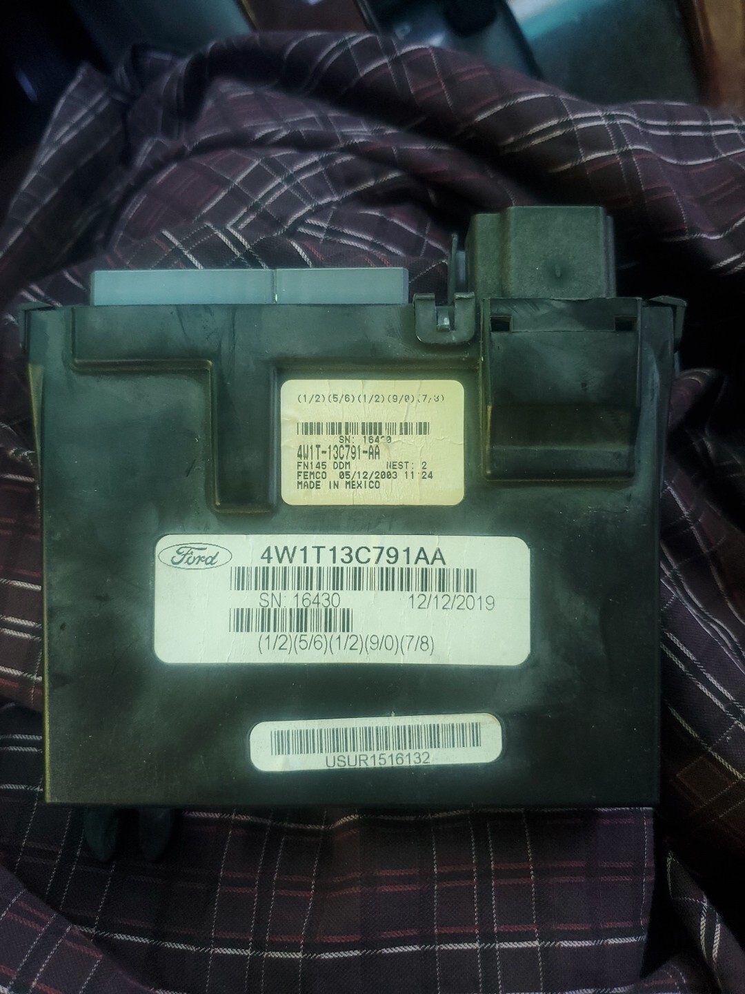 GENUINE OEM 20032005 LINCOLN TOWN CAR KEYLESS ENTRY DOOR MODULE 4W1T