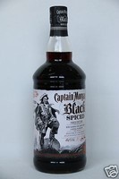 Captain Morgan Black Spiced Caribbean Dark Rum 40% 1 Liter