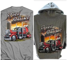 Big Rig Trucks BRT 'Rise and Shine' Graphic Trucker T-shirt & Hoodie