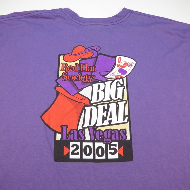 RED HAT SOCIETY BIG DEAL LAS VEGAS WOMEN'S SOCIAL GROUP T SHIRT Sz Womens XXL | eBay