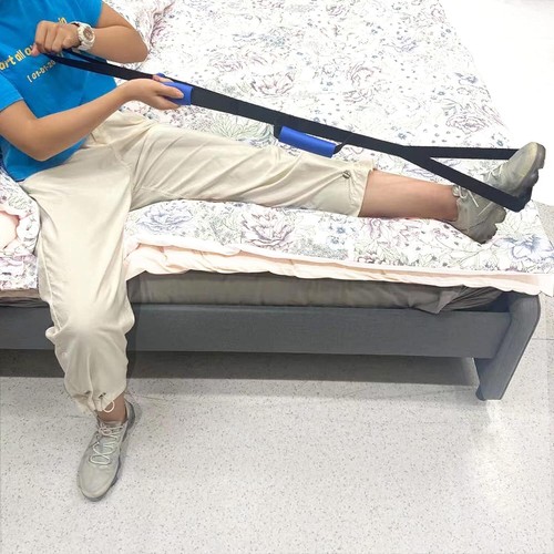 Leg Lifter, Lifter Strap with Large Foot Loop-Mobility Aid 40 Inch, Black