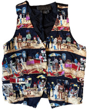 Nicole Miller 1993 Limited Edition Silk Women s Medium Vest