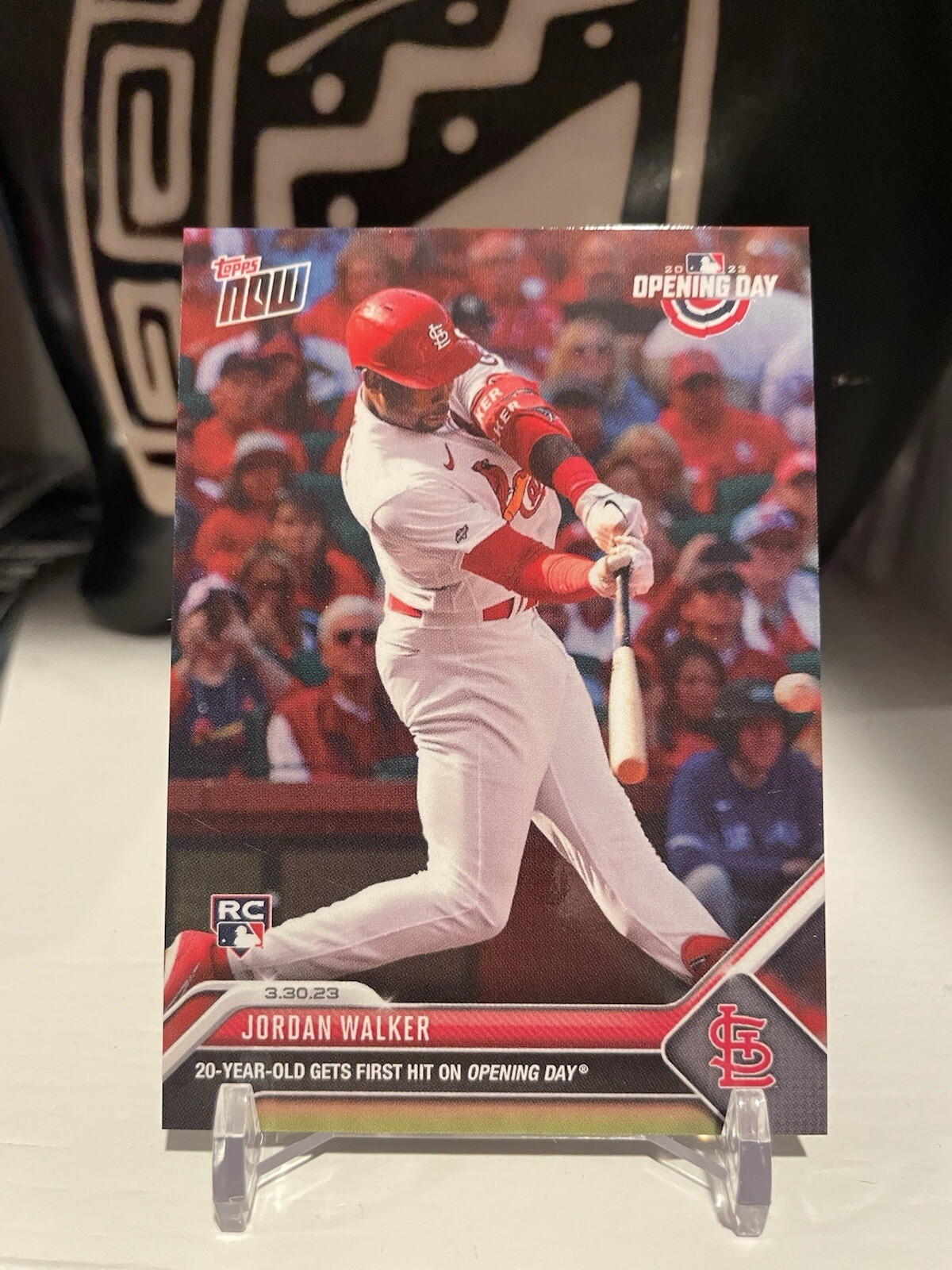 2023 Topps Now Opening Day Jordan Walker RC #7 MLB Debut Cardinals