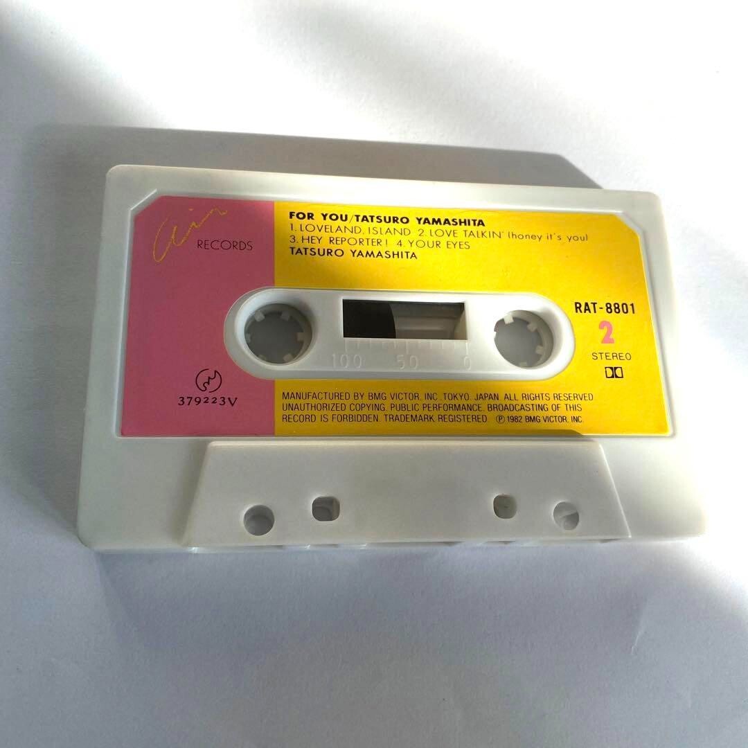 ENGLISH FOR YOU CD、カセット付き Tatsuro Yamashita / FOR YOU Cassette Tape City Pop SPARKLE