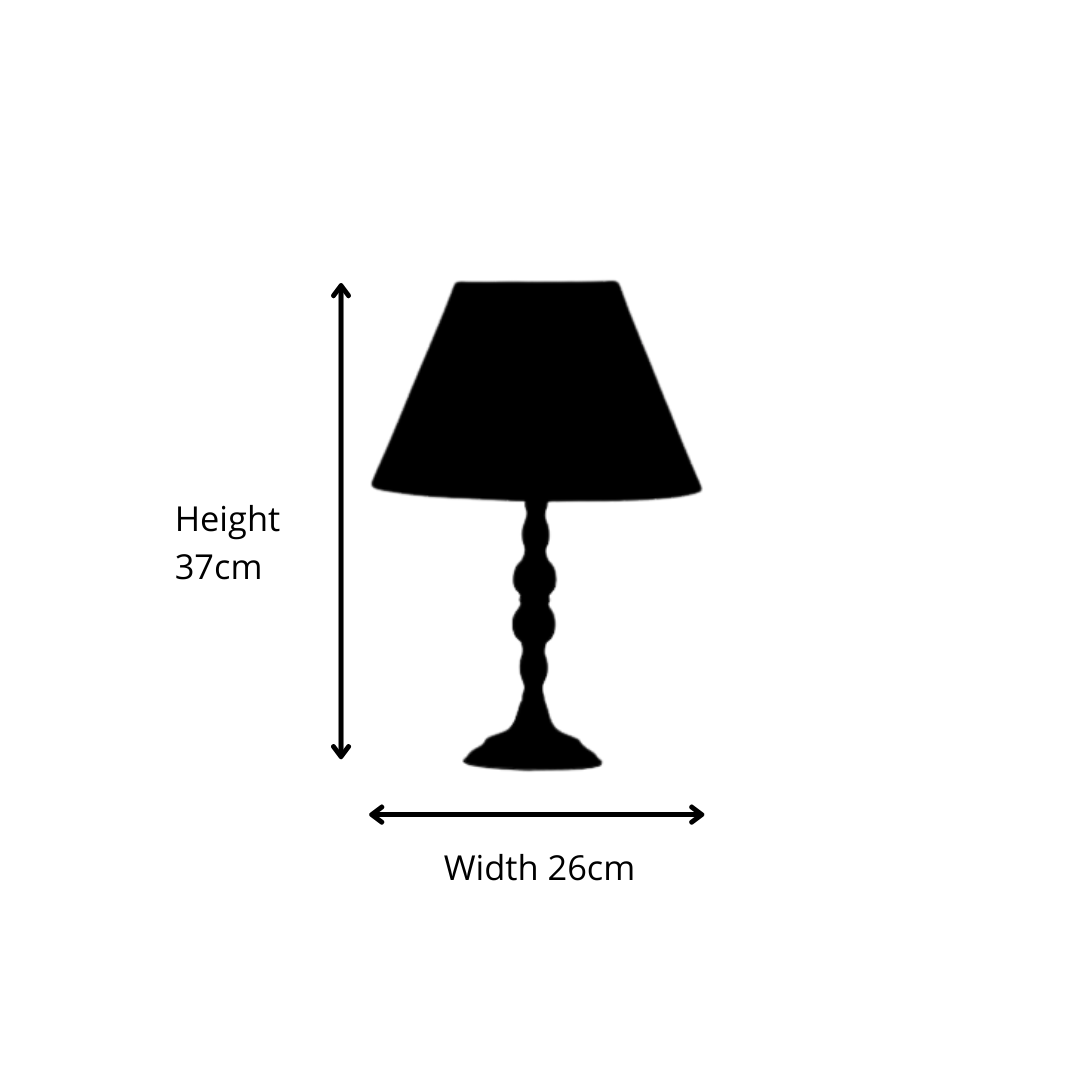 Oslo Small Antique Brass Table Lamp With Cream Shade Traditional