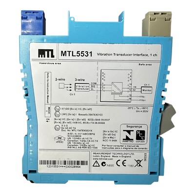 EATON MTL5531 Trennverstärker, Signalübertrager, Ex i Signaltrenner, MTL Serie