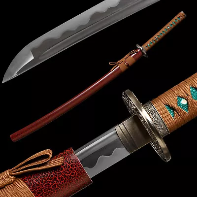 KATOKU Handmade Katana Carbon Steel Japanese Real Sharp Samurai Sword Full Tang