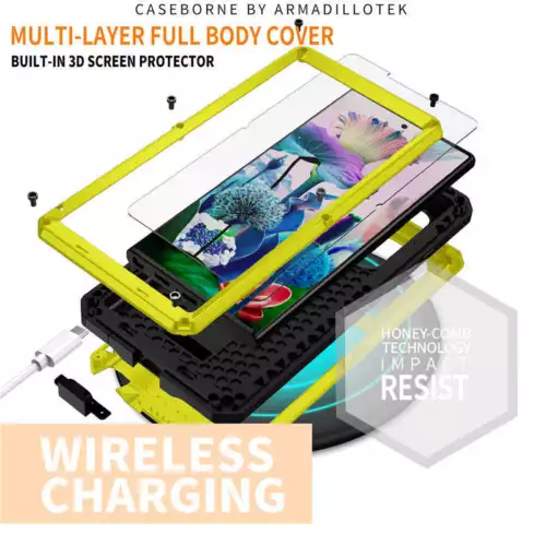 Metal Gorilla Glass Hybrid Waterproof Case Cover f Samsung S25Edge S24 S25 Ultra - Picture 48 of 52