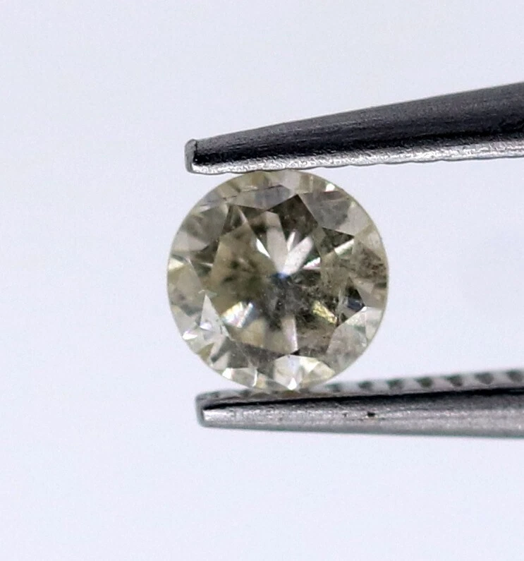 0.07 Ct Certified Natural Diamond Round Brilliant Cut Loose I Color SI2 Grade - Image 3 of 4