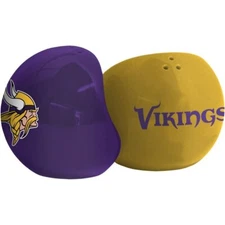 Boelter NFL Minnesota Vikings Home and Away Salt and Pepper Shakers
