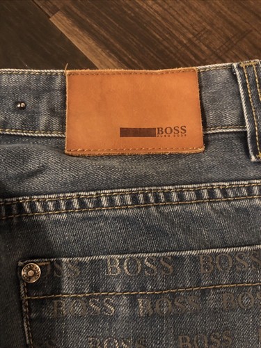 Hugo Boss Orange Jeans Men 31 X 29 Straight 90s Classic Skater Logo - Picture 8 of 16