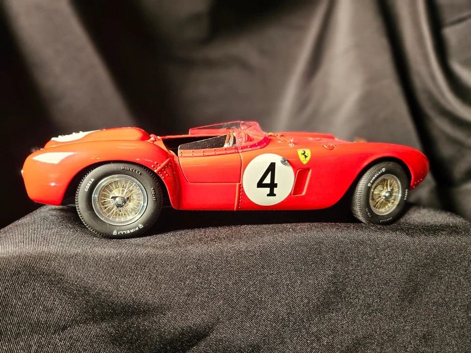 BBR 1954 Ferrari 375 Plus #4 Le Mans Gonzales/Trintignant 1:18 Scale Inv. #0918 - Image 3 of 4