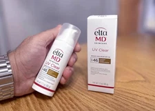 NEW UV Clear Tinted Broad-Spectrum Facial Sunscreen SPF 46 1.7oz 48g, EXP:1/2028