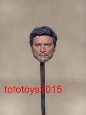 DIY 1:12 1:18 JOE Cool Men Head Sculpt For 6" 3.75"Action Figure Body Doll