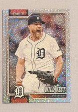 Topps Series 1 2026 Holo Parallel Will Vest #121 Detroit Tigers Baseball Card