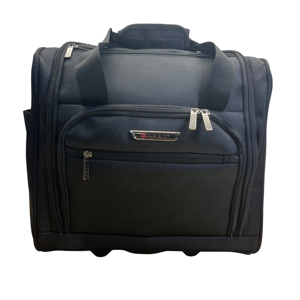 Bolsa de mano rodante Travelers TPRC negra 2 en 1 con puerto USB Foto 3 de 4